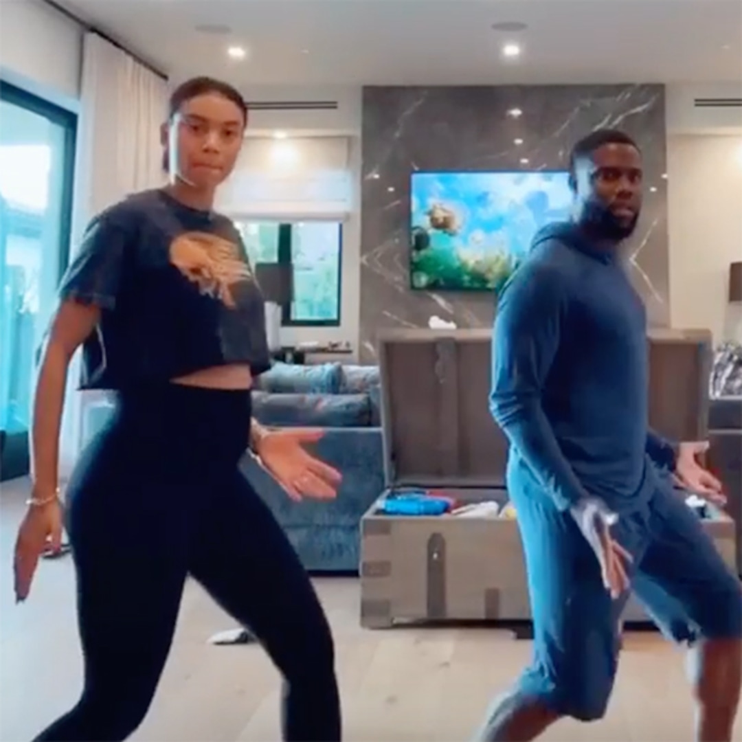 Kevin Hart And Pregnant Wife Eniko Dance To Michael Jackson Song E Online